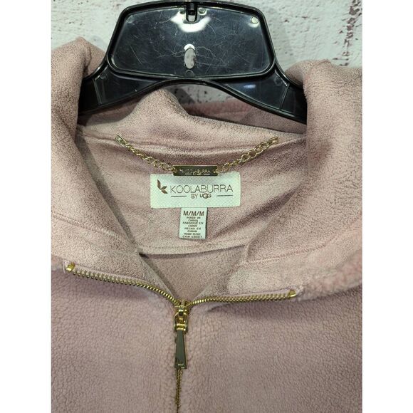 Koolaburra by UGG Hooded Faux Fur‎ Coat in Pink Ice Sz M Medium NWT Mob Wife - Picture 2 of 11